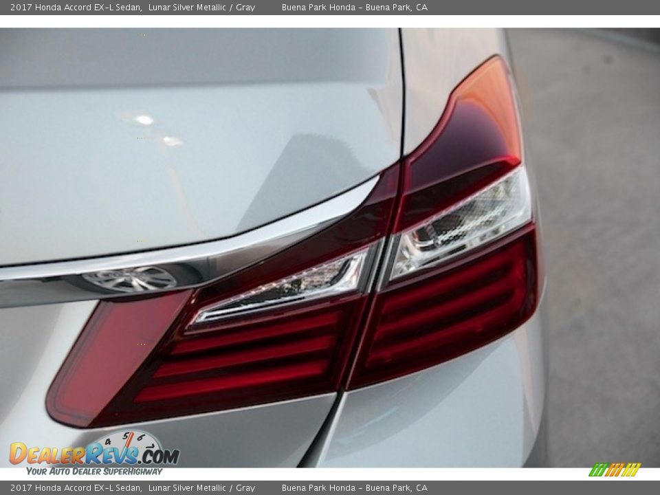 2017 Honda Accord EX-L Sedan Lunar Silver Metallic / Gray Photo #4