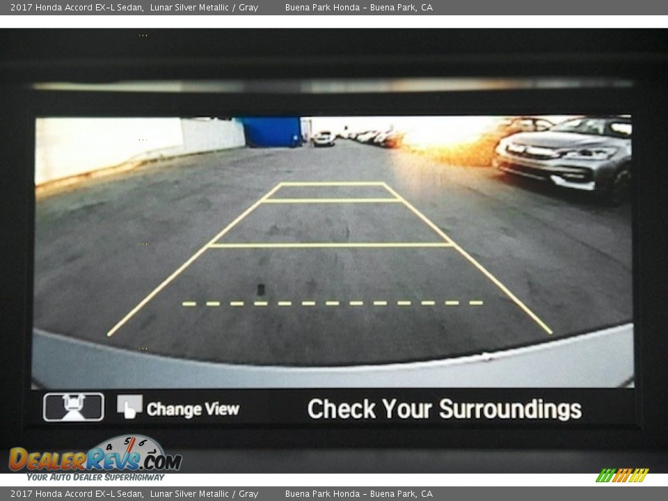 2017 Honda Accord EX-L Sedan Lunar Silver Metallic / Gray Photo #6