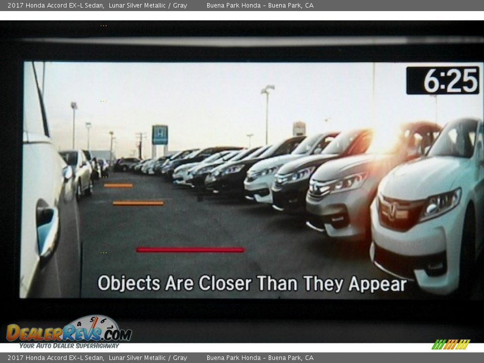 2017 Honda Accord EX-L Sedan Lunar Silver Metallic / Gray Photo #7