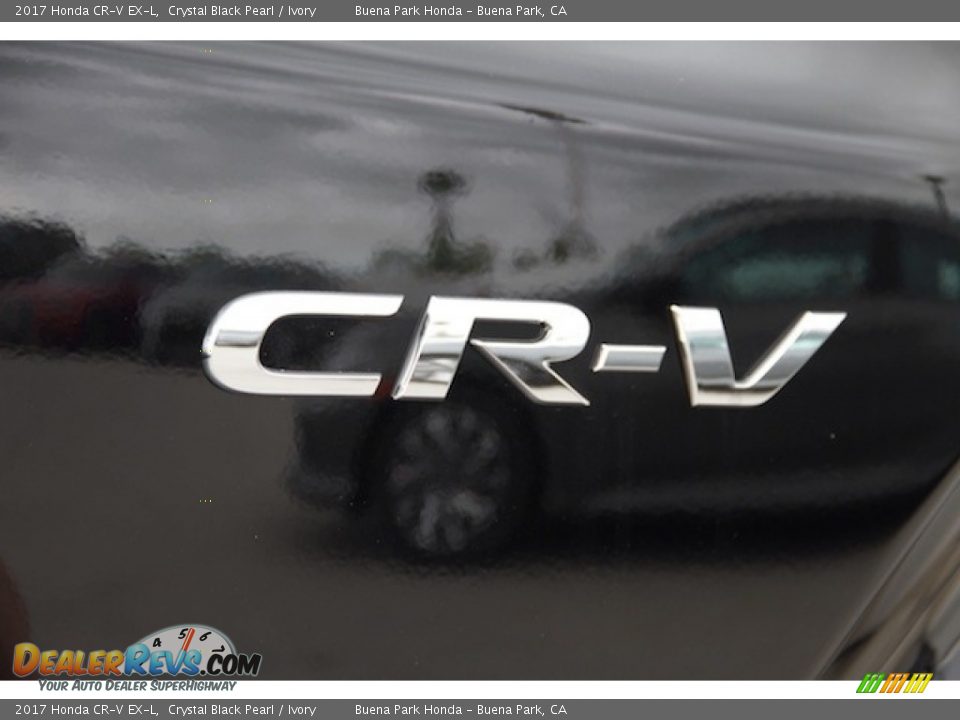 2017 Honda CR-V EX-L Crystal Black Pearl / Ivory Photo #3