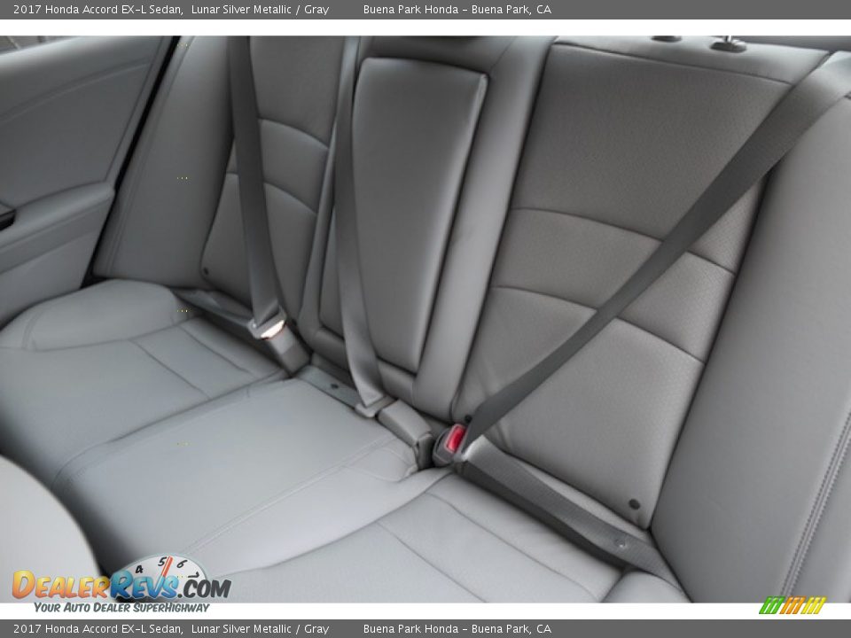 2017 Honda Accord EX-L Sedan Lunar Silver Metallic / Gray Photo #15