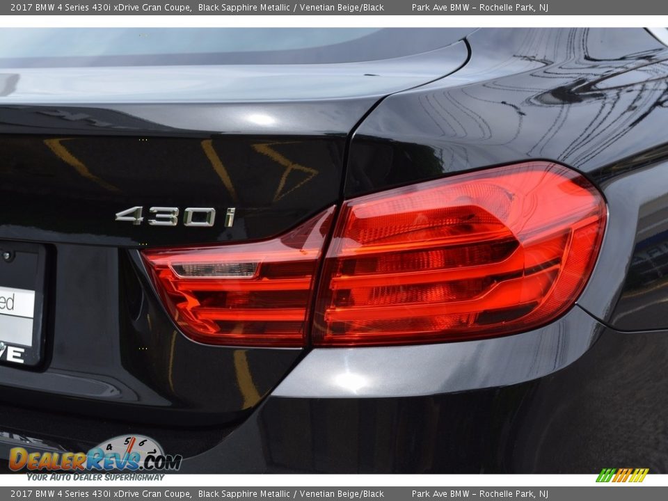 2017 BMW 4 Series 430i xDrive Gran Coupe Black Sapphire Metallic / Venetian Beige/Black Photo #23