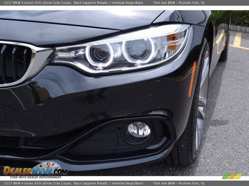 2017 BMW 4 Series 430i xDrive Gran Coupe Black Sapphire Metallic / Venetian Beige/Black Photo #31