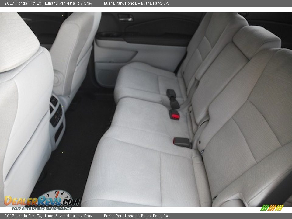 2017 Honda Pilot EX Lunar Silver Metallic / Gray Photo #12