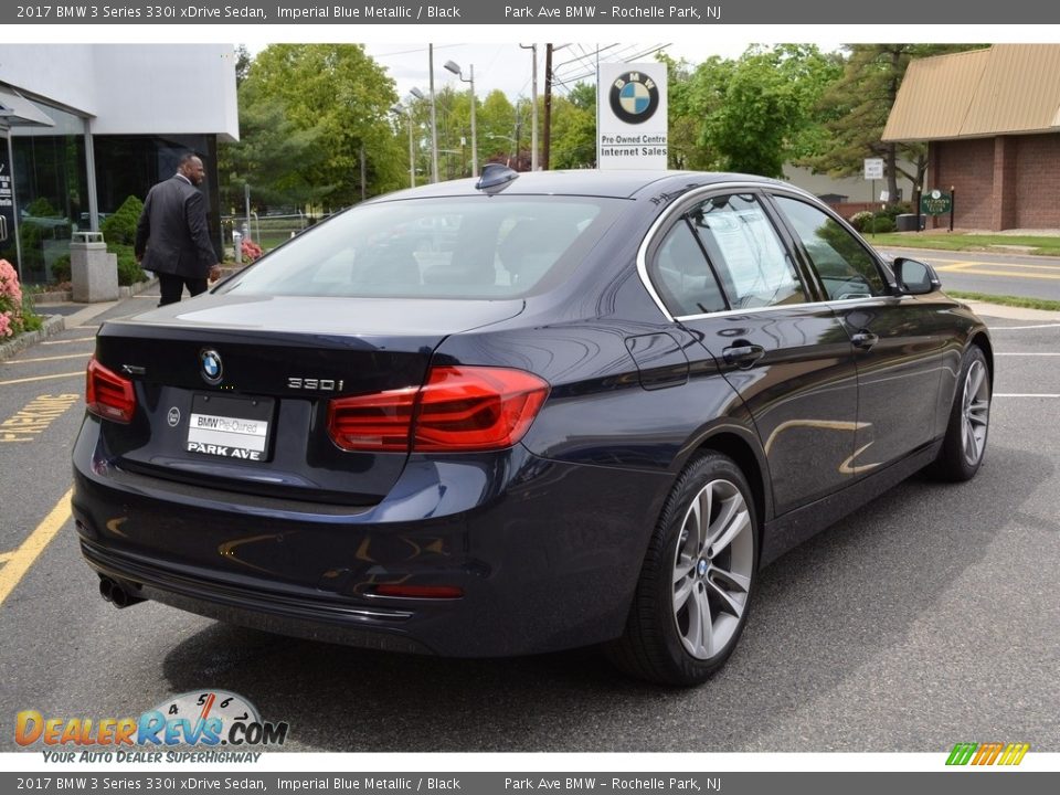 2017 BMW 3 Series 330i xDrive Sedan Imperial Blue Metallic / Black Photo #3
