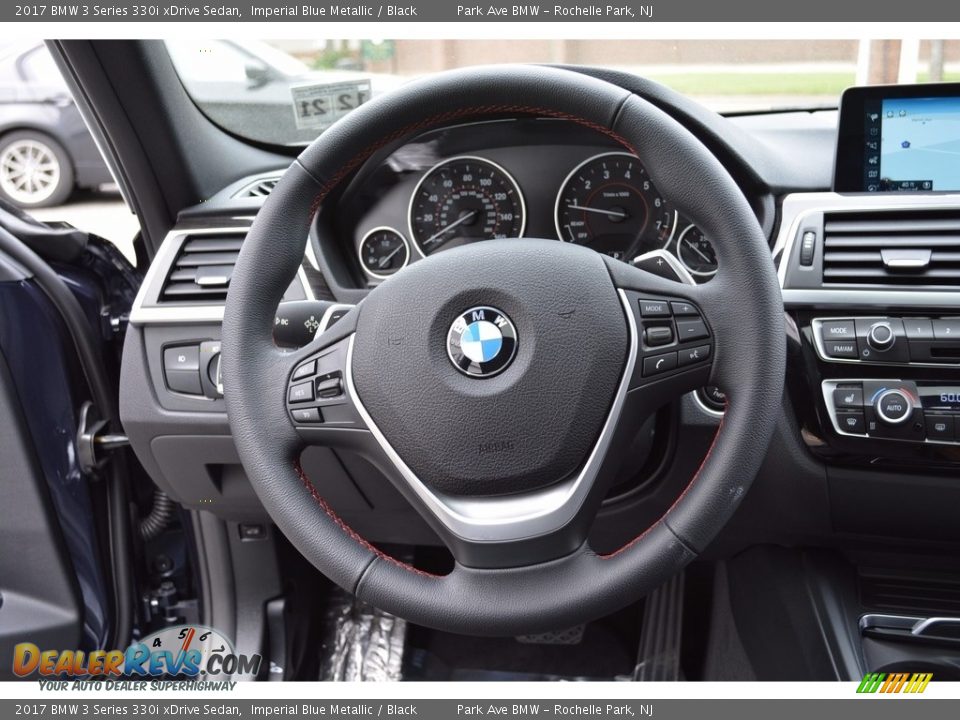 2017 BMW 3 Series 330i xDrive Sedan Imperial Blue Metallic / Black Photo #18