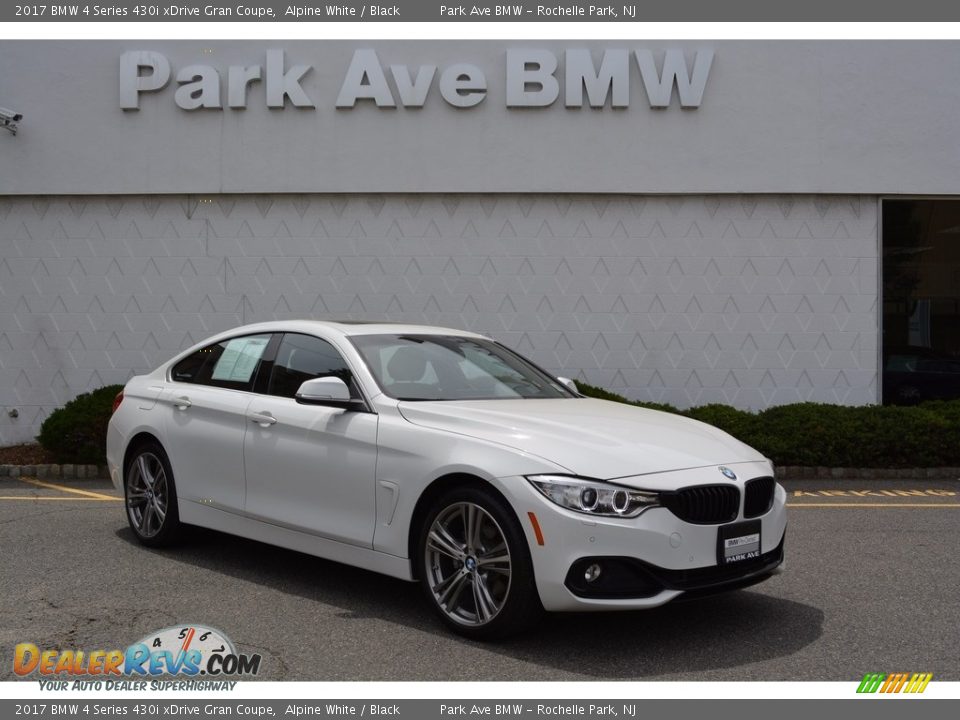 2017 BMW 4 Series 430i xDrive Gran Coupe Alpine White / Black Photo #1