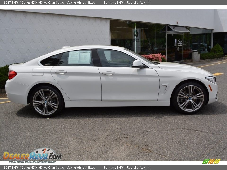 2017 BMW 4 Series 430i xDrive Gran Coupe Alpine White / Black Photo #2