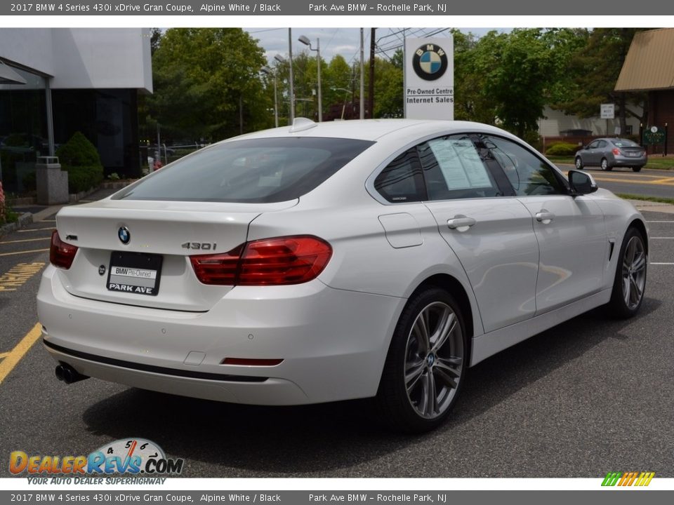 2017 BMW 4 Series 430i xDrive Gran Coupe Alpine White / Black Photo #3