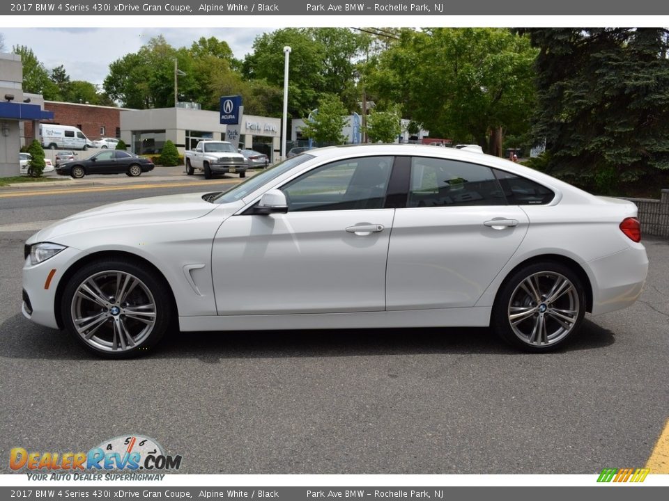 2017 BMW 4 Series 430i xDrive Gran Coupe Alpine White / Black Photo #5