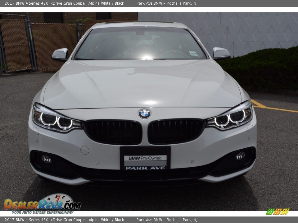 2017 BMW 4 Series 430i xDrive Gran Coupe Alpine White / Black Photo #7