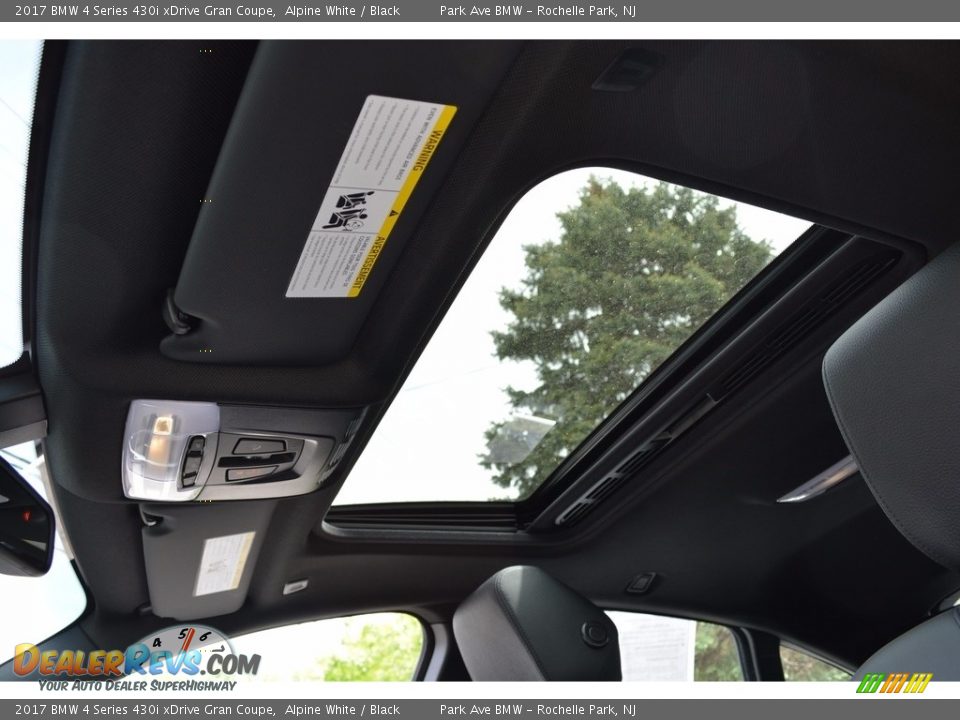 2017 BMW 4 Series 430i xDrive Gran Coupe Alpine White / Black Photo #14