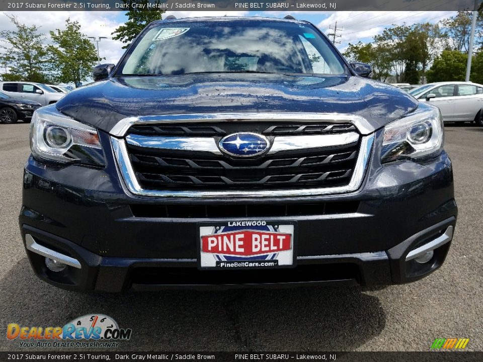 2017 Subaru Forester 2.5i Touring Dark Gray Metallic / Saddle Brown Photo #2