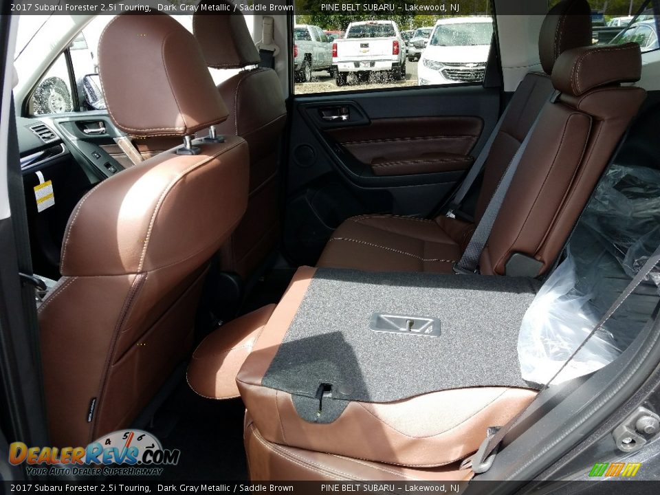 2017 Subaru Forester 2.5i Touring Dark Gray Metallic / Saddle Brown Photo #6