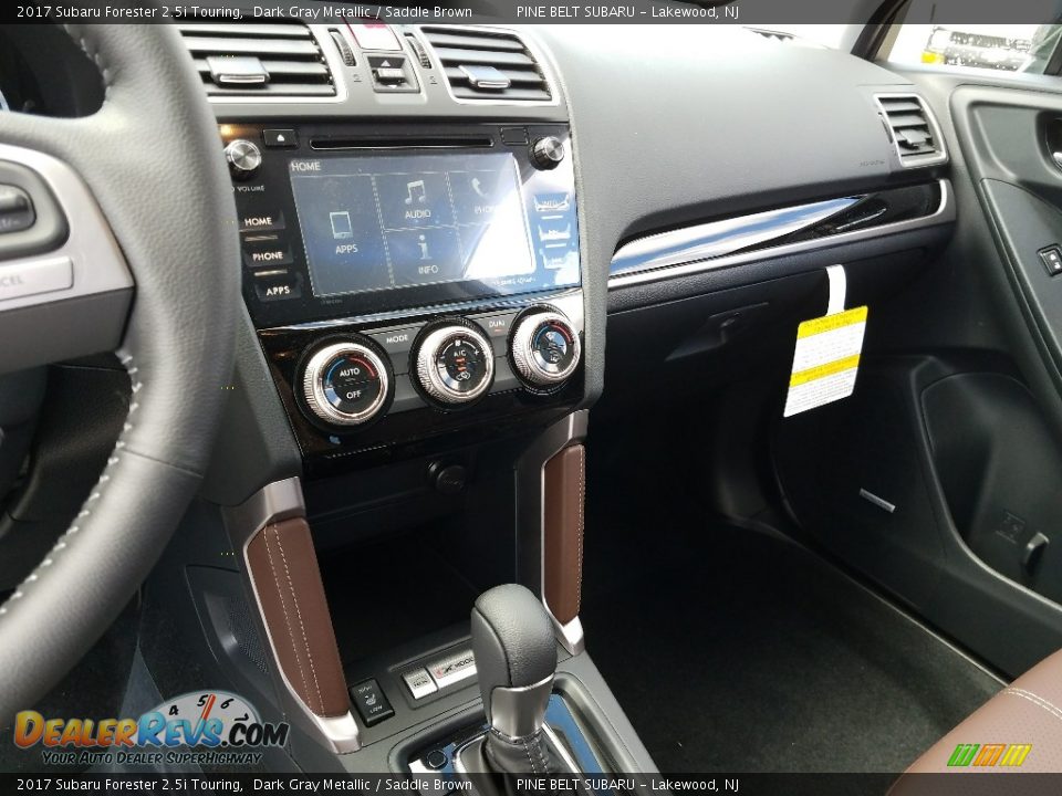 2017 Subaru Forester 2.5i Touring Dark Gray Metallic / Saddle Brown Photo #10