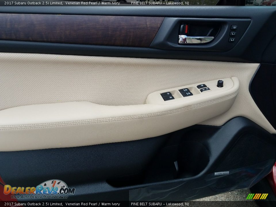 2017 Subaru Outback 2.5i Limited Venetian Red Pearl / Warm Ivory Photo #8