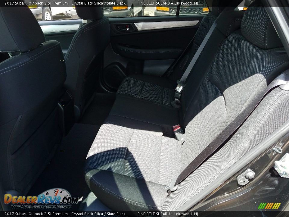 2017 Subaru Outback 2.5i Premium Crystal Black Silica / Slate Black Photo #6
