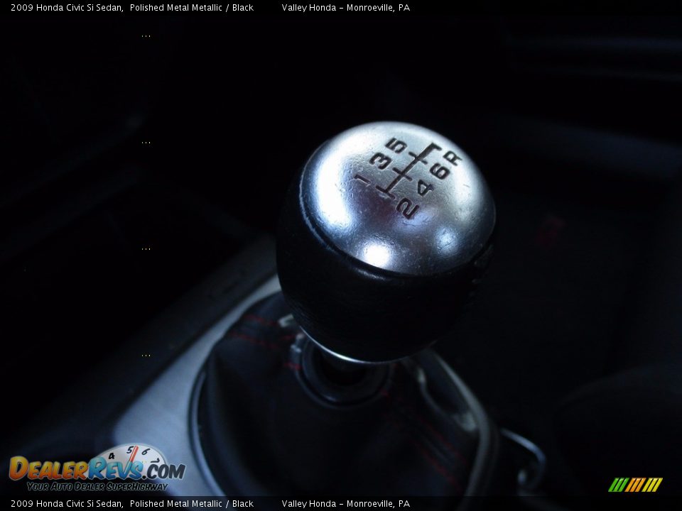 2009 Honda Civic Si Sedan Polished Metal Metallic / Black Photo #16