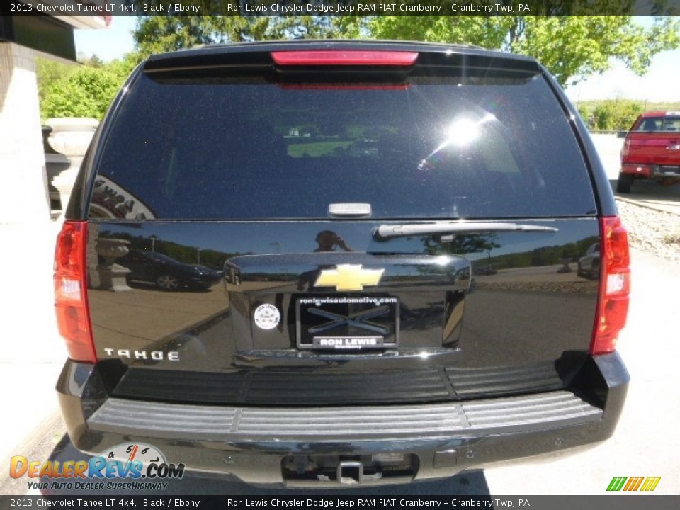2013 Chevrolet Tahoe LT 4x4 Black / Ebony Photo #8
