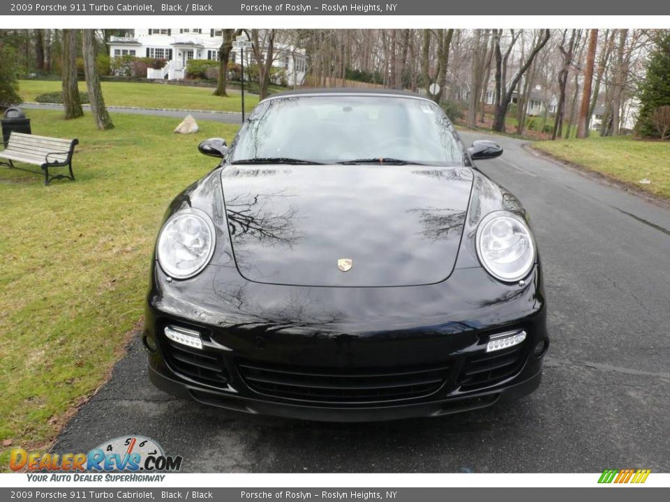 2009 Porsche 911 Turbo Cabriolet Black / Black Photo #2