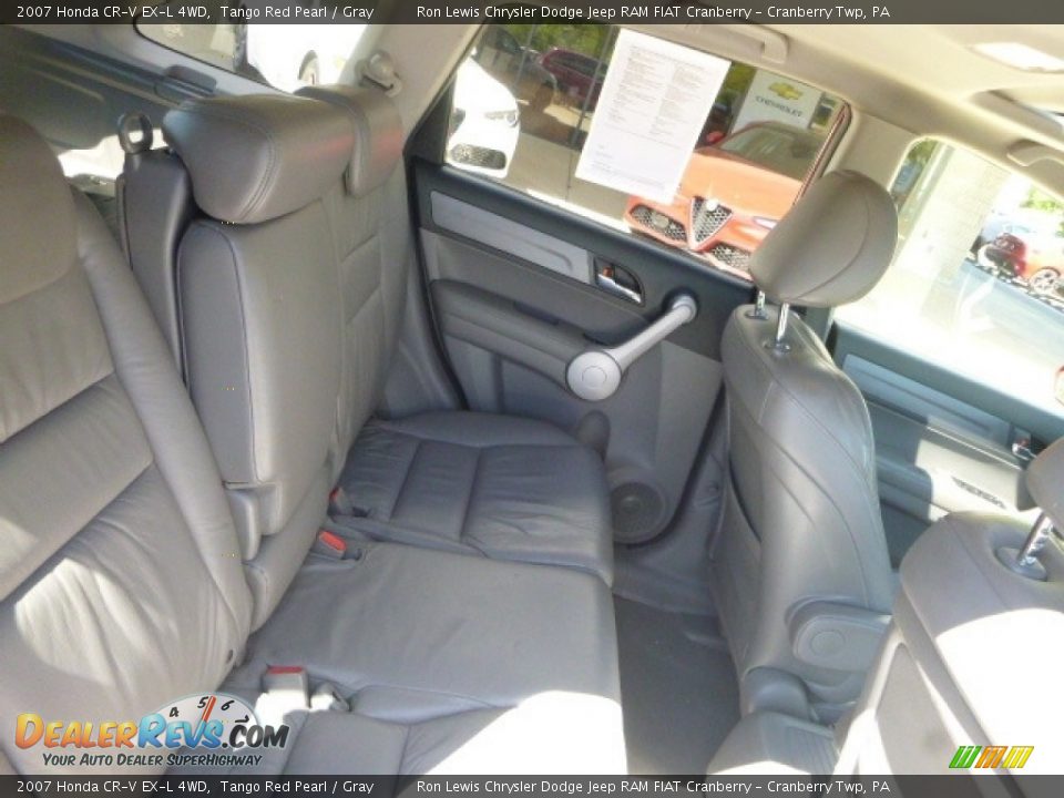 2007 Honda CR-V EX-L 4WD Tango Red Pearl / Gray Photo #10