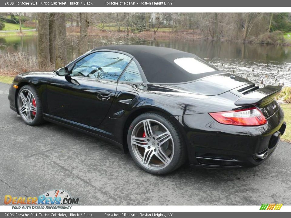 2009 Porsche 911 Turbo Cabriolet Black / Black Photo #4