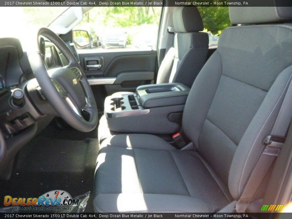 2017 Chevrolet Silverado 1500 LT Double Cab 4x4 Deep Ocean Blue Metallic / Jet Black Photo #13