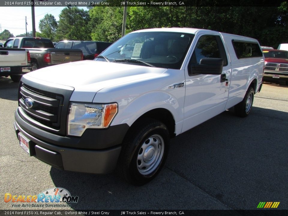 2014 Ford F150 XL Regular Cab Oxford White / Steel Grey Photo #1
