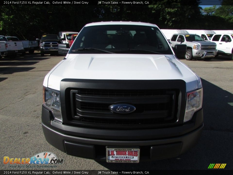 2014 Ford F150 XL Regular Cab Oxford White / Steel Grey Photo #2