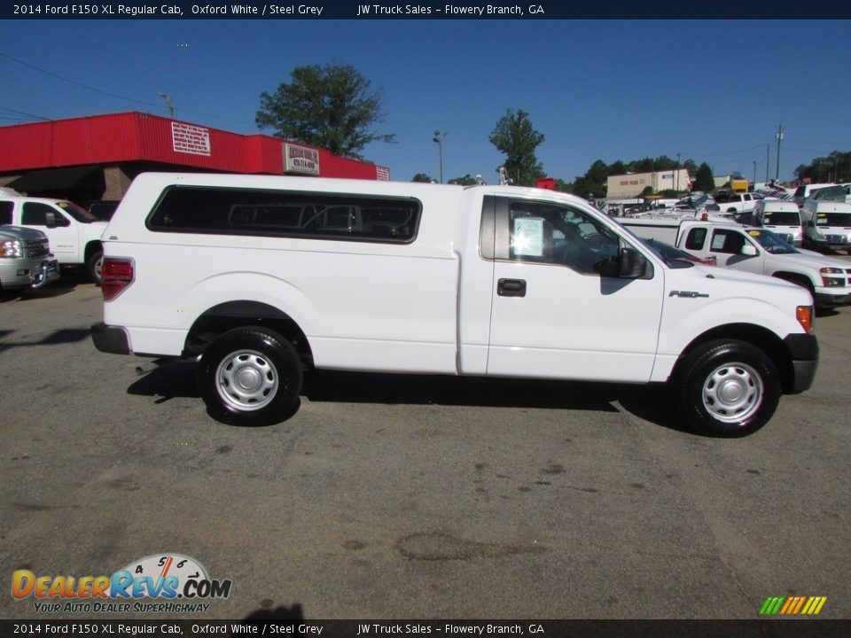 2014 Ford F150 XL Regular Cab Oxford White / Steel Grey Photo #4