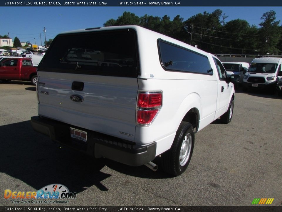 2014 Ford F150 XL Regular Cab Oxford White / Steel Grey Photo #5