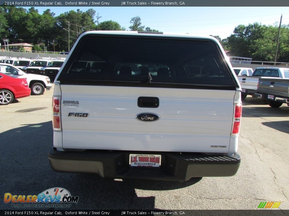 2014 Ford F150 XL Regular Cab Oxford White / Steel Grey Photo #6