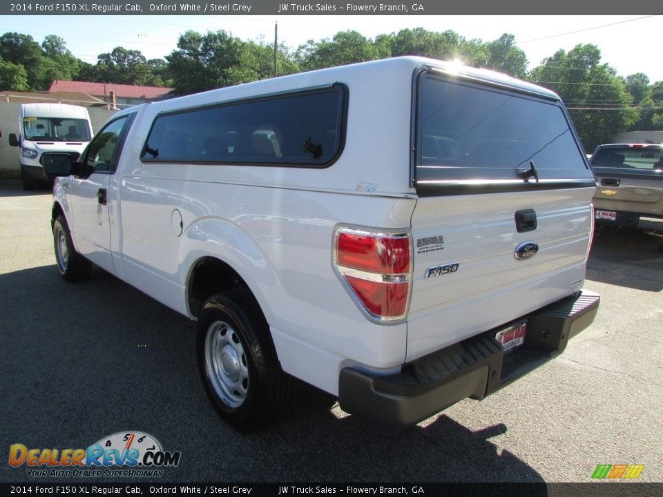 2014 Ford F150 XL Regular Cab Oxford White / Steel Grey Photo #7