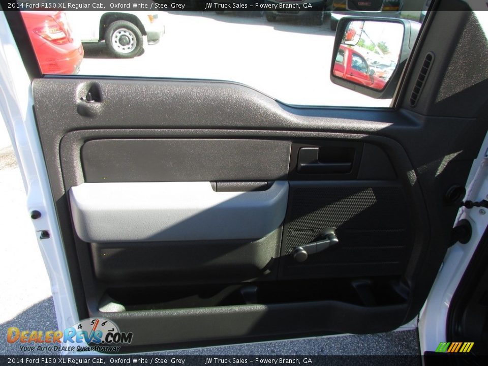 2014 Ford F150 XL Regular Cab Oxford White / Steel Grey Photo #9