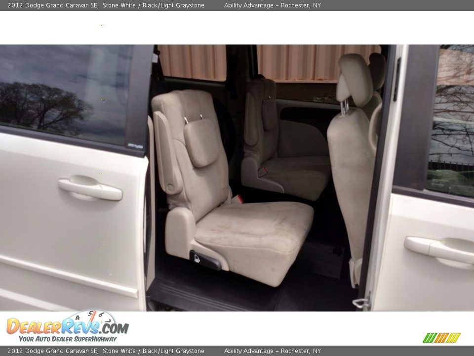 2012 Dodge Grand Caravan SE Stone White / Black/Light Graystone Photo #16