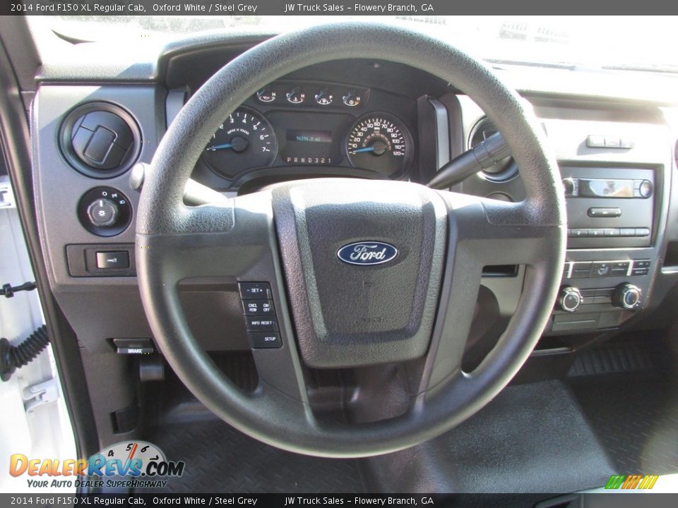 2014 Ford F150 XL Regular Cab Oxford White / Steel Grey Photo #11