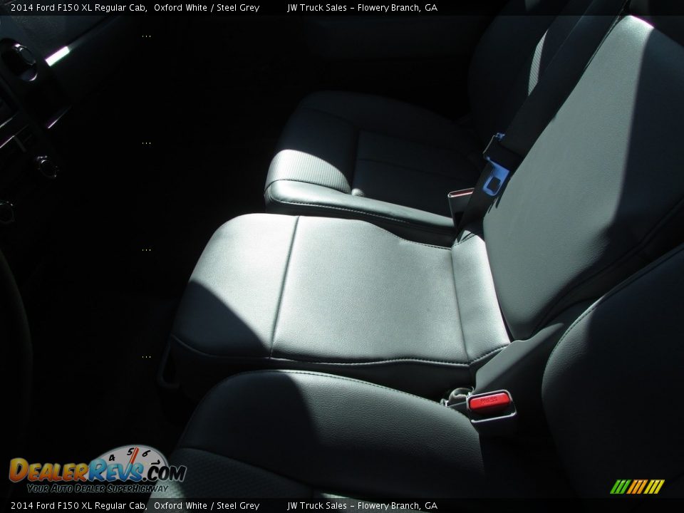 2014 Ford F150 XL Regular Cab Oxford White / Steel Grey Photo #14