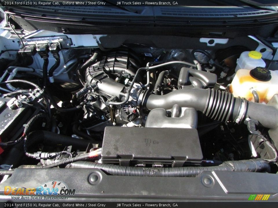 2014 Ford F150 XL Regular Cab Oxford White / Steel Grey Photo #16