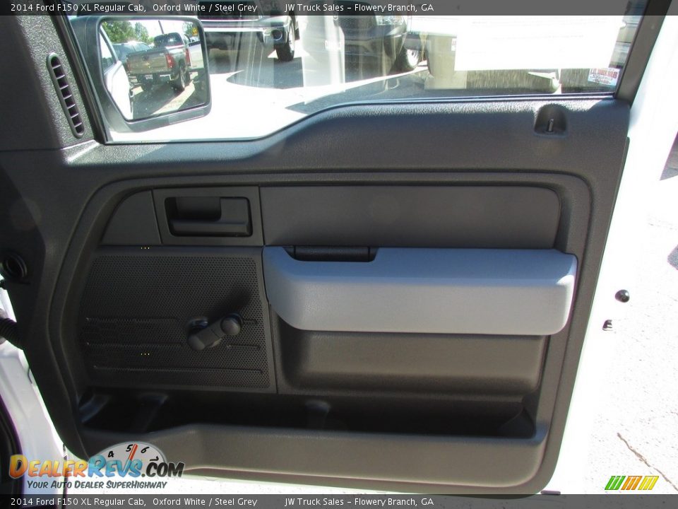 2014 Ford F150 XL Regular Cab Oxford White / Steel Grey Photo #19