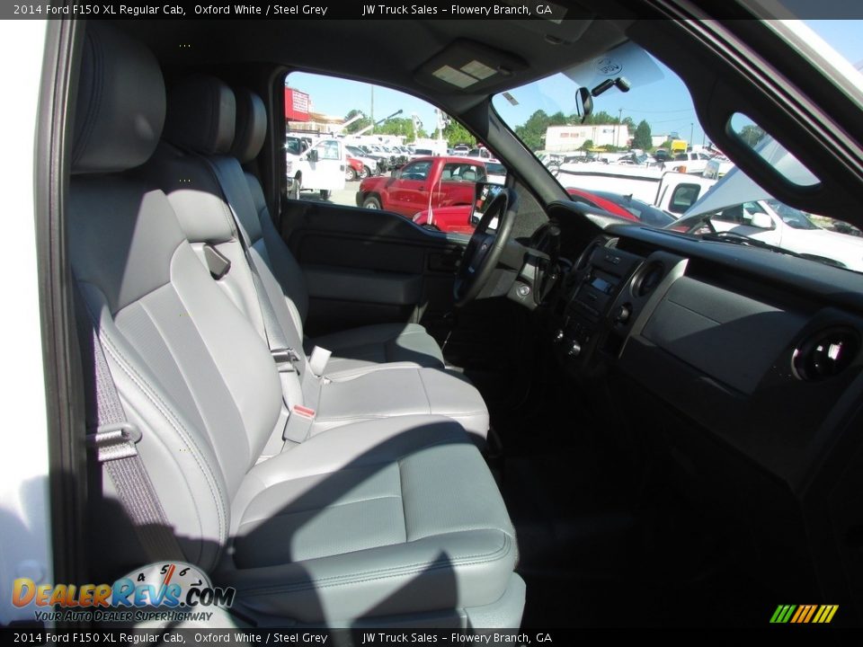 2014 Ford F150 XL Regular Cab Oxford White / Steel Grey Photo #20