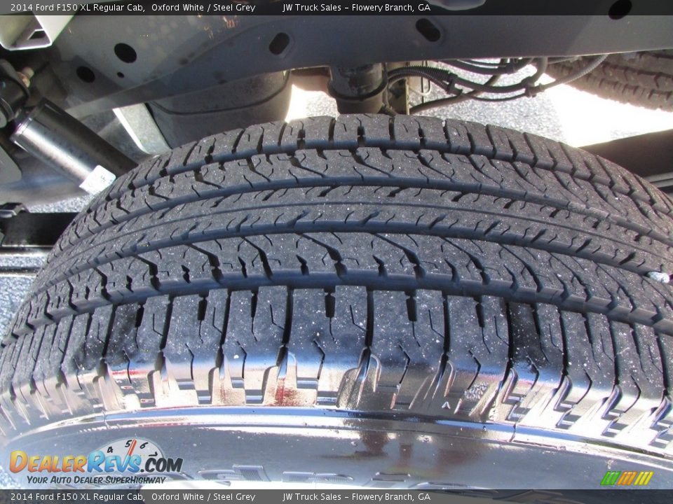 2014 Ford F150 XL Regular Cab Oxford White / Steel Grey Photo #25