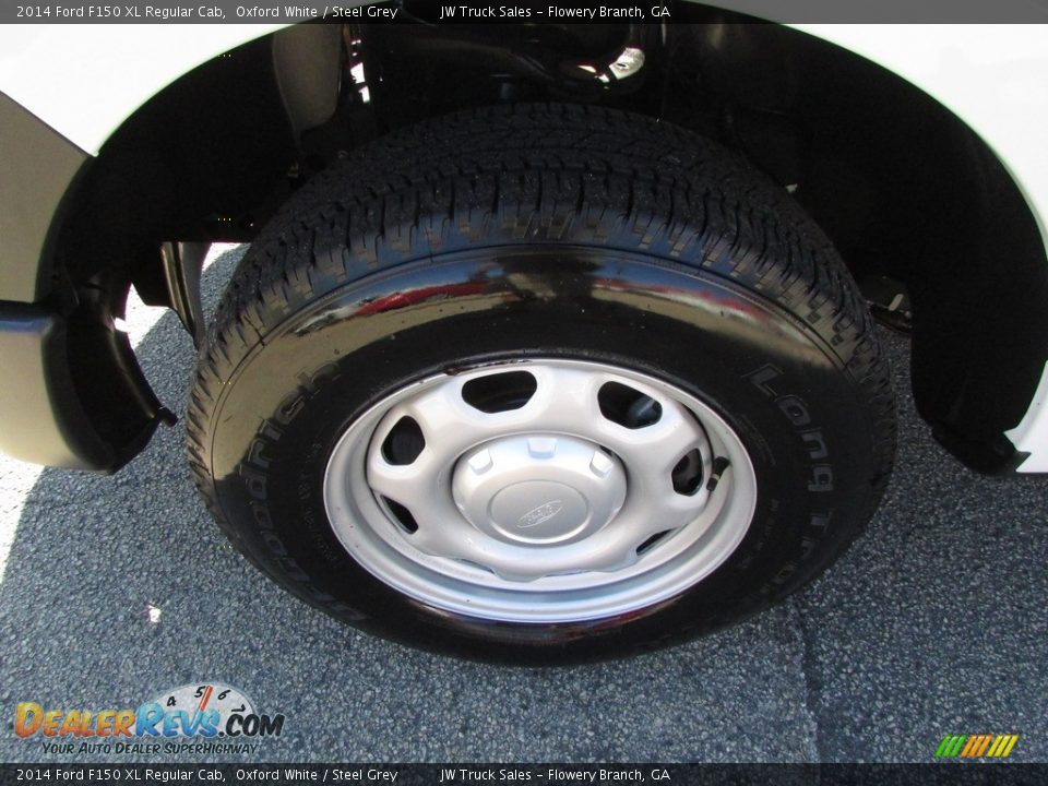 2014 Ford F150 XL Regular Cab Oxford White / Steel Grey Photo #26