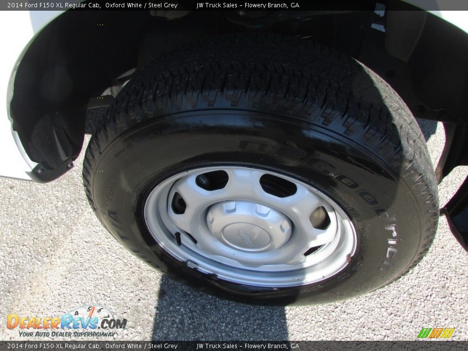 2014 Ford F150 XL Regular Cab Oxford White / Steel Grey Photo #28