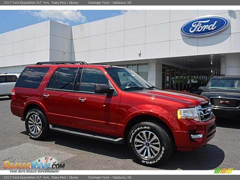 2017 Ford Expedition XLT 4x4 Ruby Red / Ebony Photo #1