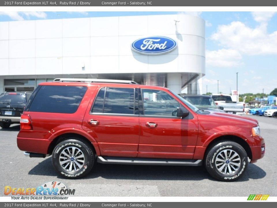 2017 Ford Expedition XLT 4x4 Ruby Red / Ebony Photo #2