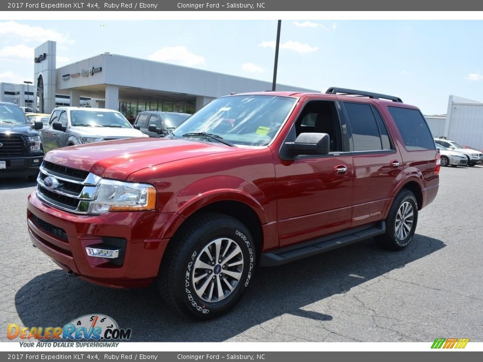 2017 Ford Expedition XLT 4x4 Ruby Red / Ebony Photo #3