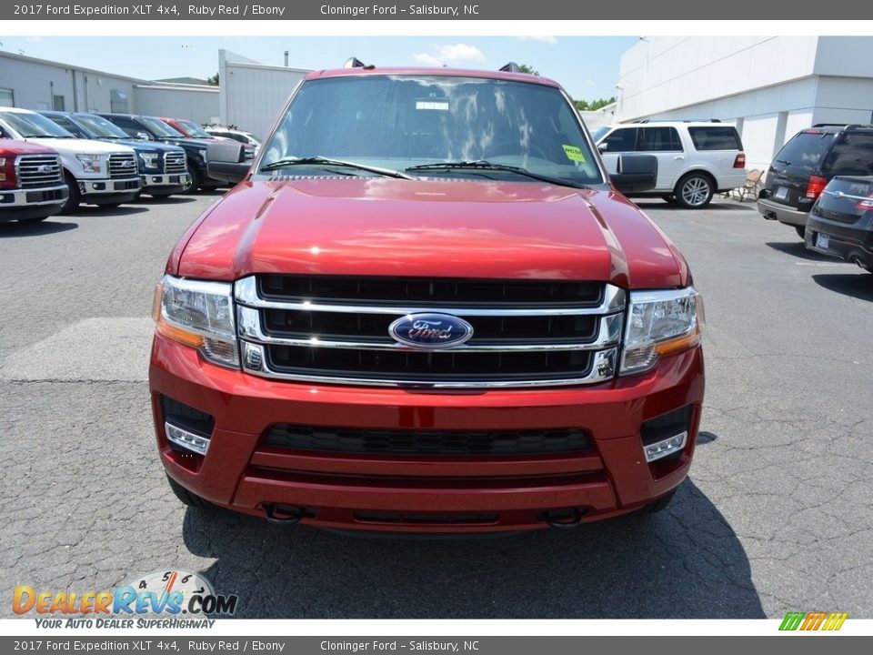 2017 Ford Expedition XLT 4x4 Ruby Red / Ebony Photo #4