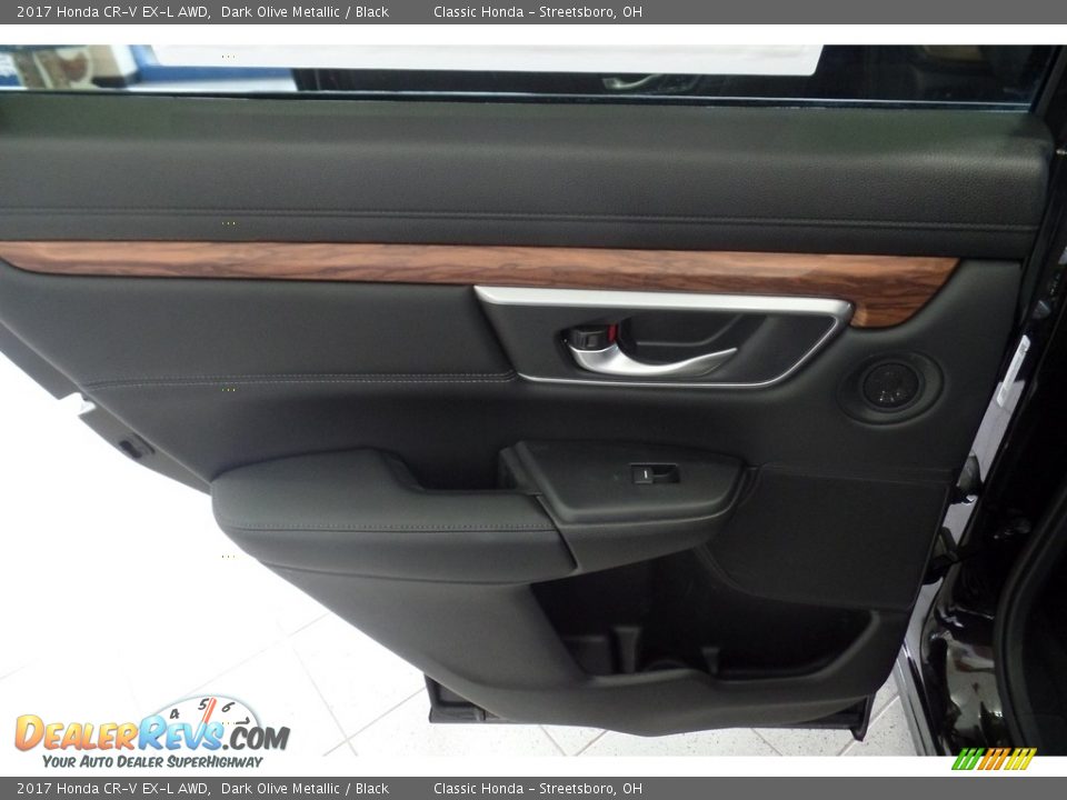 2017 Honda CR-V EX-L AWD Dark Olive Metallic / Black Photo #6