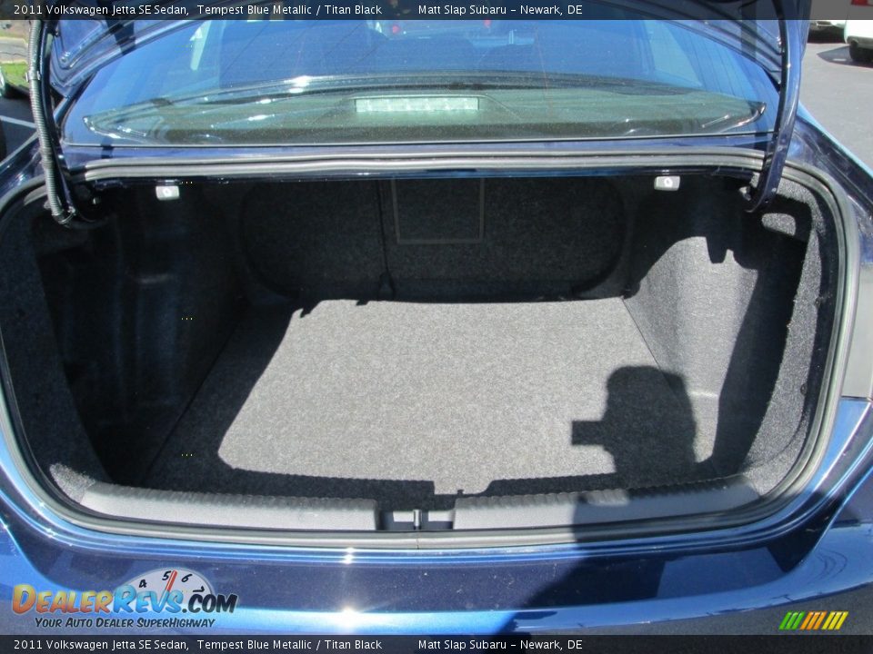 2011 Volkswagen Jetta SE Sedan Tempest Blue Metallic / Titan Black Photo #19