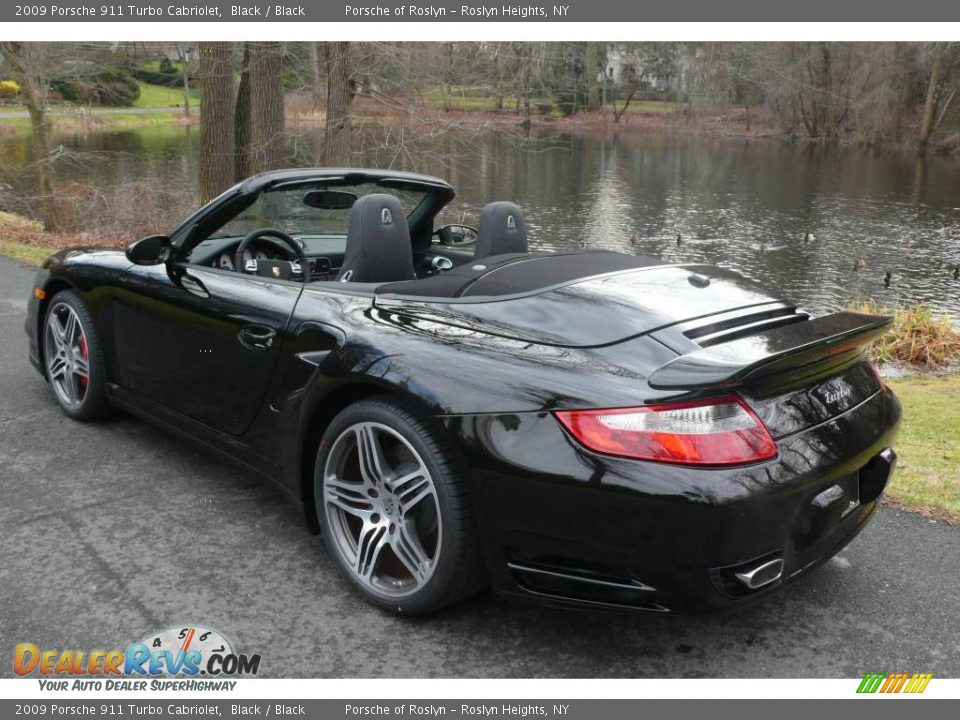 2009 Porsche 911 Turbo Cabriolet Black / Black Photo #9